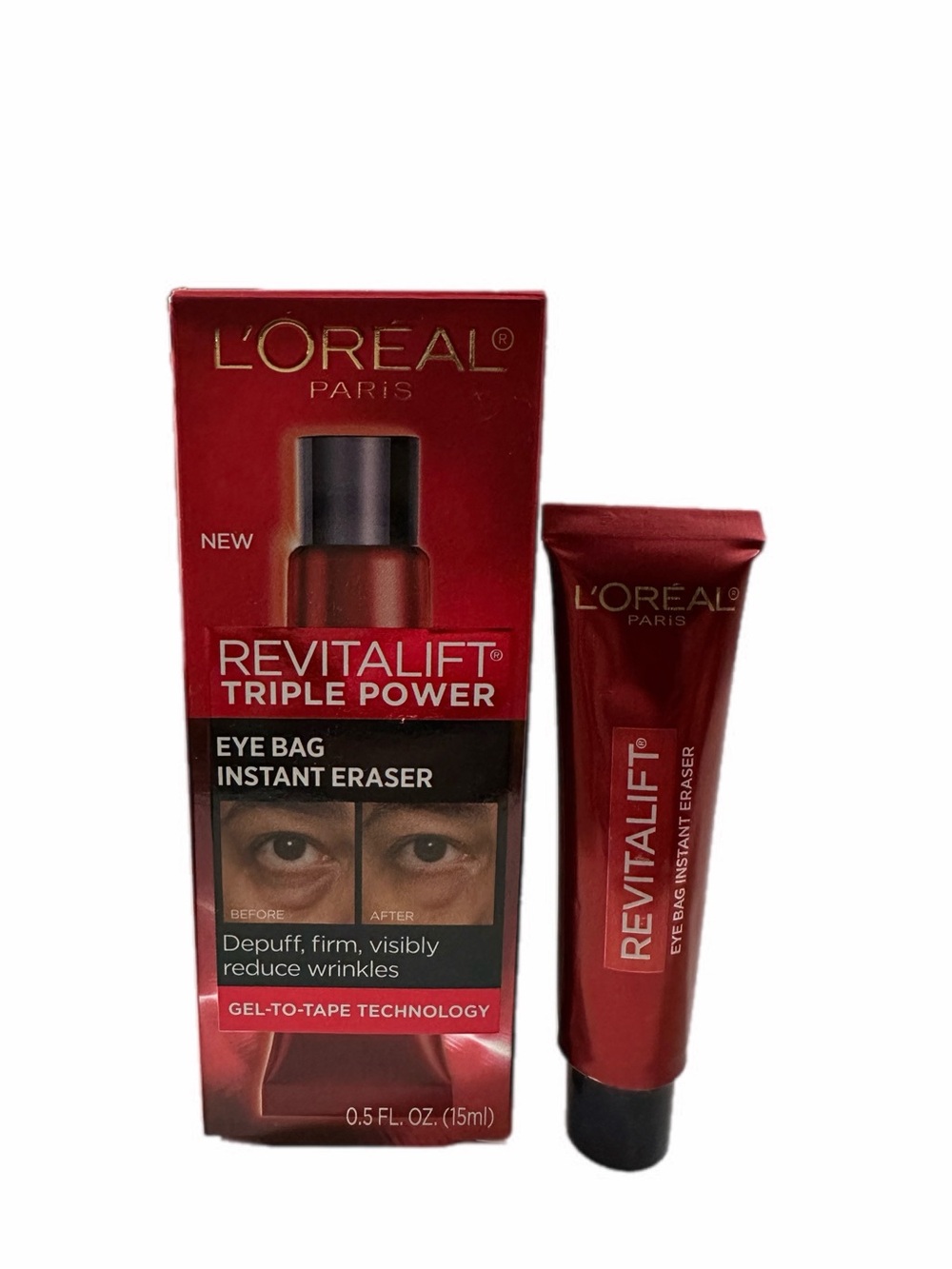L’Oréal Paris Revitalift Triple Power Eye Bag Instant Eraser 0.5 fl oz NWT